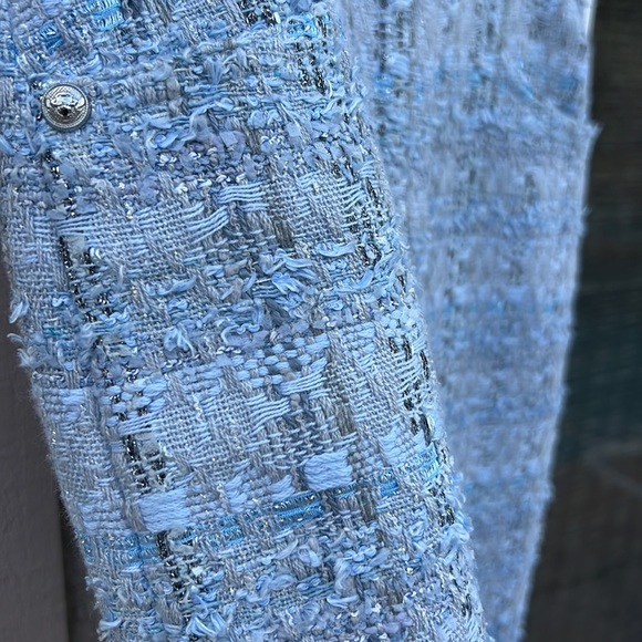 Balmain Tweed Cropped Fringe Pants - Picture 7 of 9